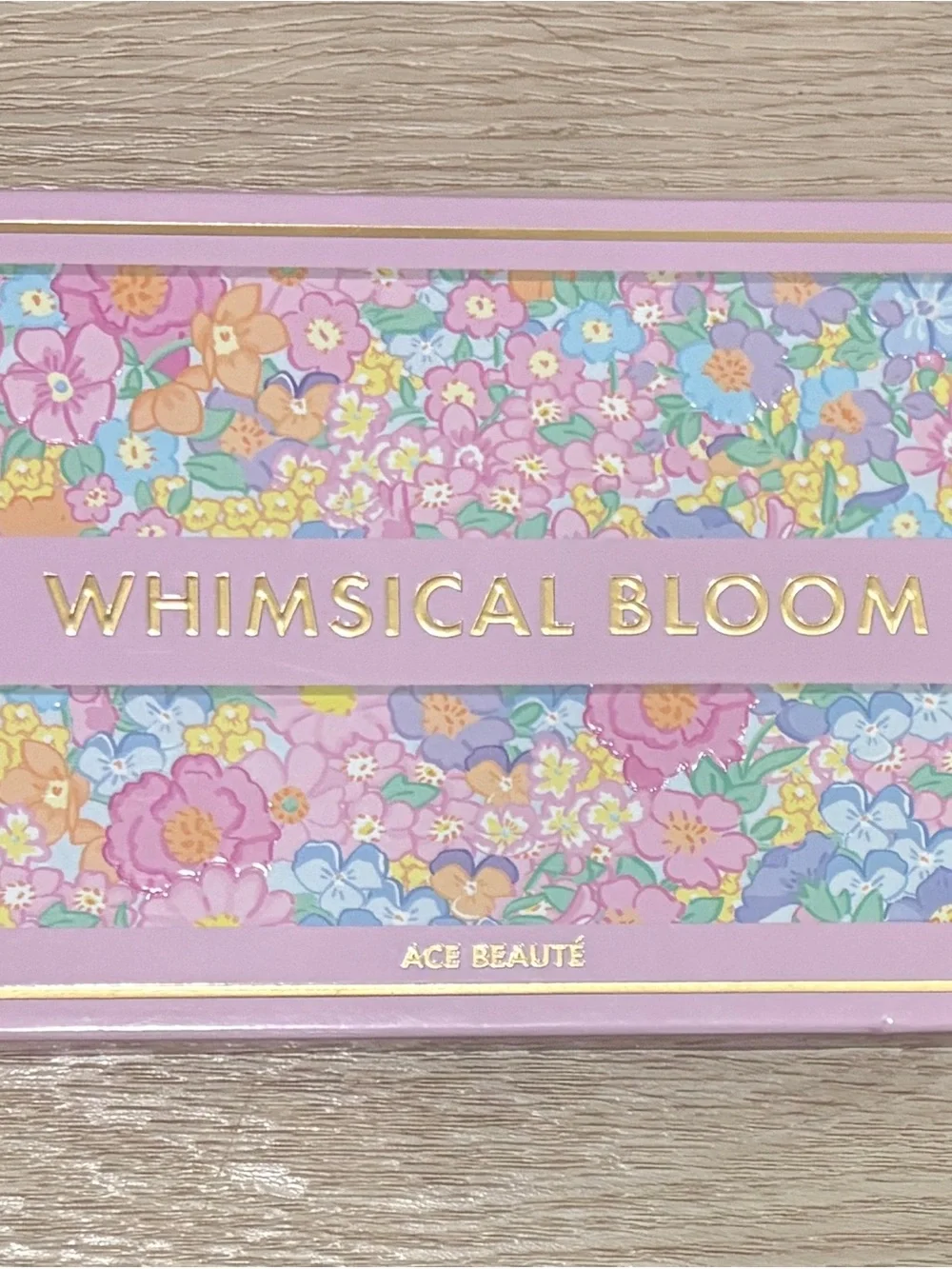 Ace Beauté Whimsical Bloom Floral Eyeshadow Palette - Pink